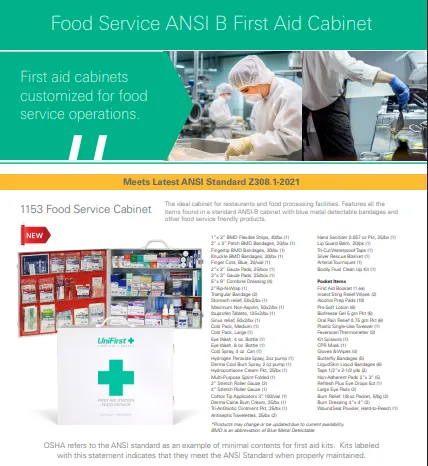 Food Service ANSI B Cabinet